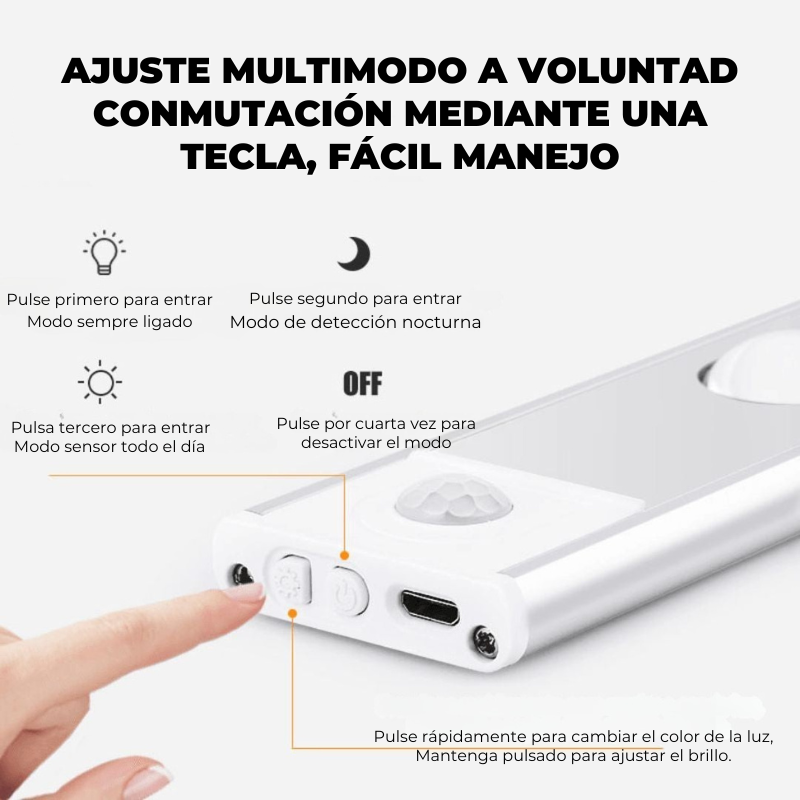 LuminaMax - Lámpara Inteligente con Sensor de Movimiento Premium (Últimas Unidades)