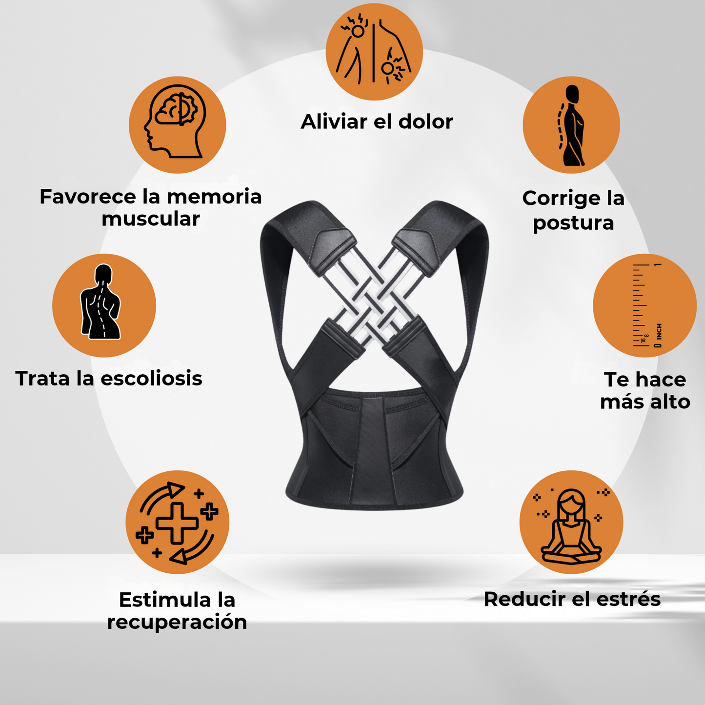 PROMO 2X1 PosturePro® - Corrector Postural Ortopédico Premium + Garantia Extendida y Regalos!!!
