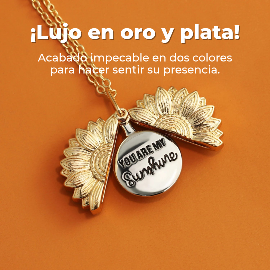 Collar de Girasol Premium “You Are My Sunshine” Eres mi rayo de sol - (Últimas Unidades)