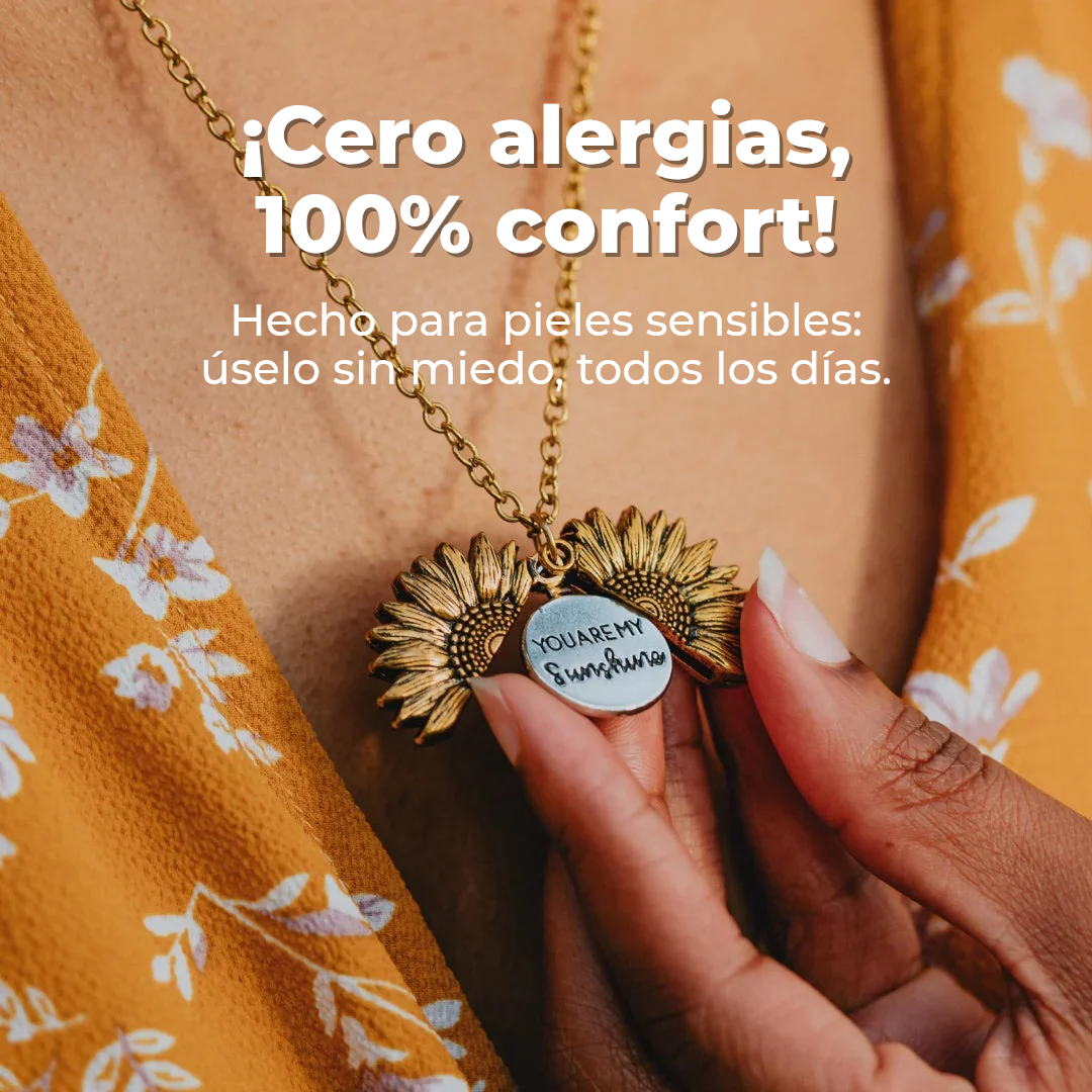 Collar de Girasol Premium “You Are My Sunshine” Eres mi rayo de sol - (Últimas Unidades)