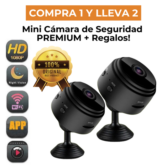 (COMPRA 1 LLEVA 3) Mini Cámara de Seguridad PREMIUM - Mango Vision™ [ULTRA HD]