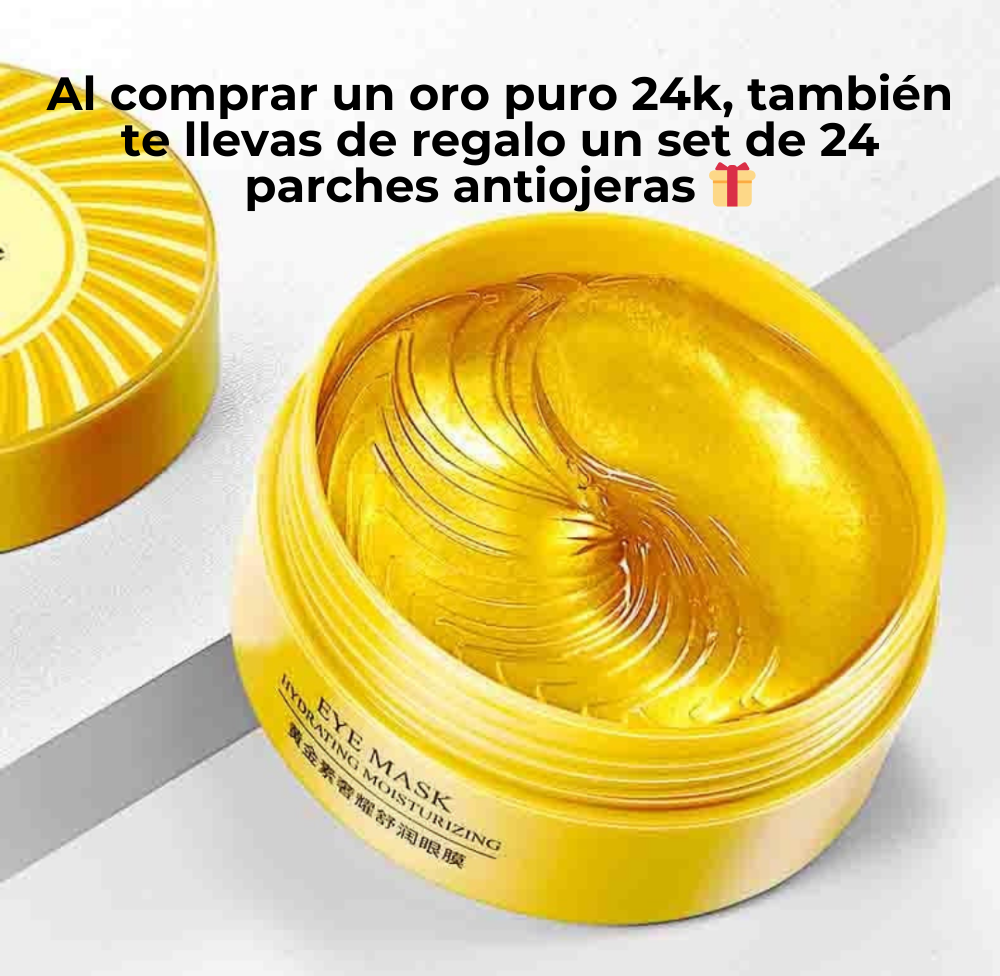 Serum rejuvenecedor premium oro puro + 24 Parches de Ojeras GRATÍS (SOLO HOY HASTA 23:59PM!!!!)