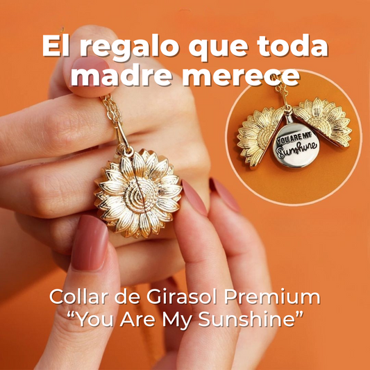 Collar de Girasol Premium “You Are My Sunshine” Eres mi rayo de sol - (Últimas Unidades)