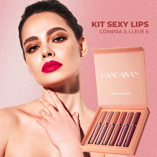 [COMPRA 3, LEVE 6] - Kit Sexy Lips® Matte Original Handaiyan (Últimas Unidades)