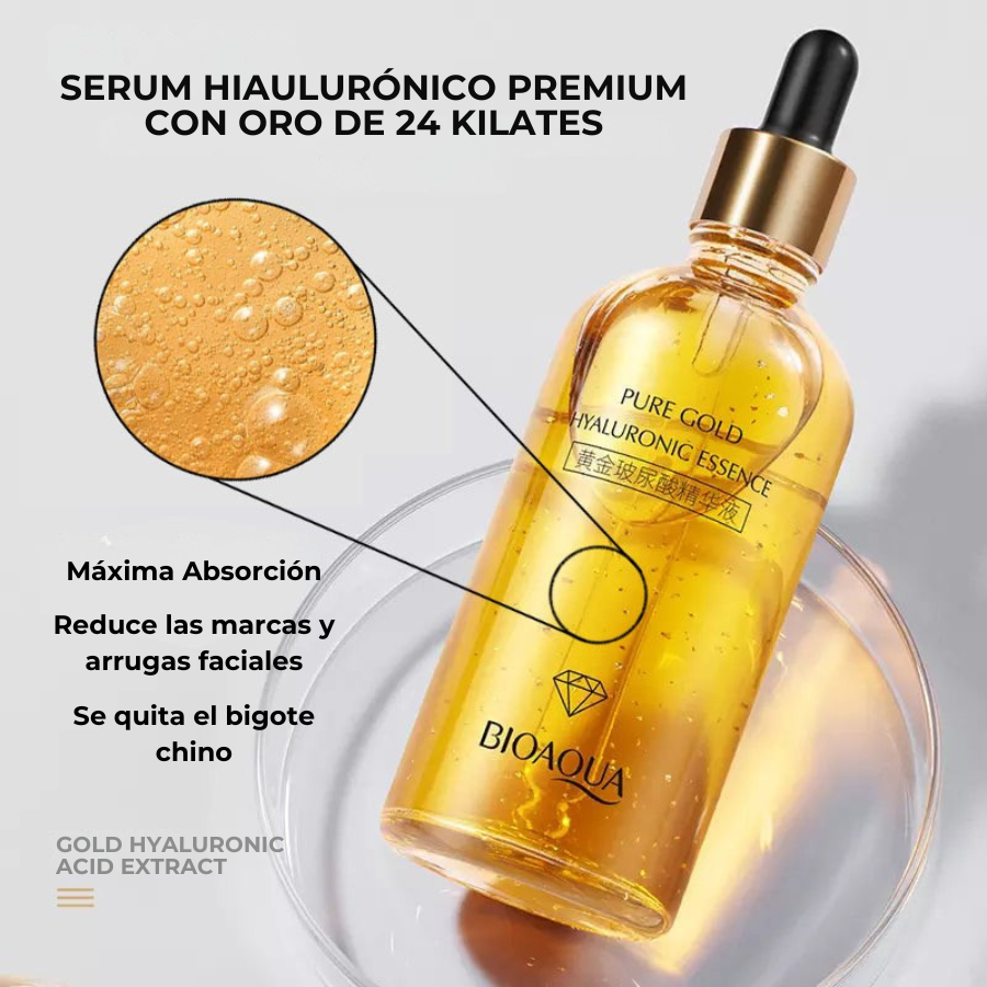 Serum rejuvenecedor premium oro puro + 24 Parches de Ojeras GRATÍS (SOLO HOY HASTA 23:59PM!!!!)