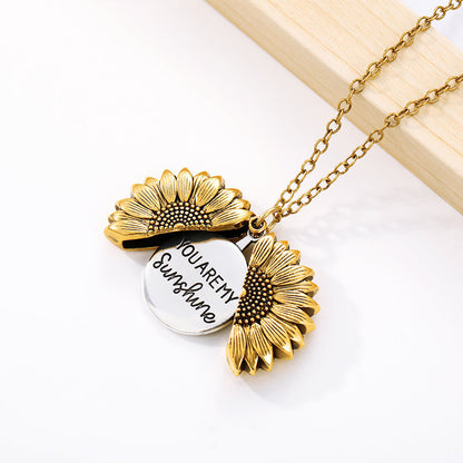 Collar de Girasol Premium “You Are My Sunshine” Eres mi rayo de sol - (Últimas Unidades)