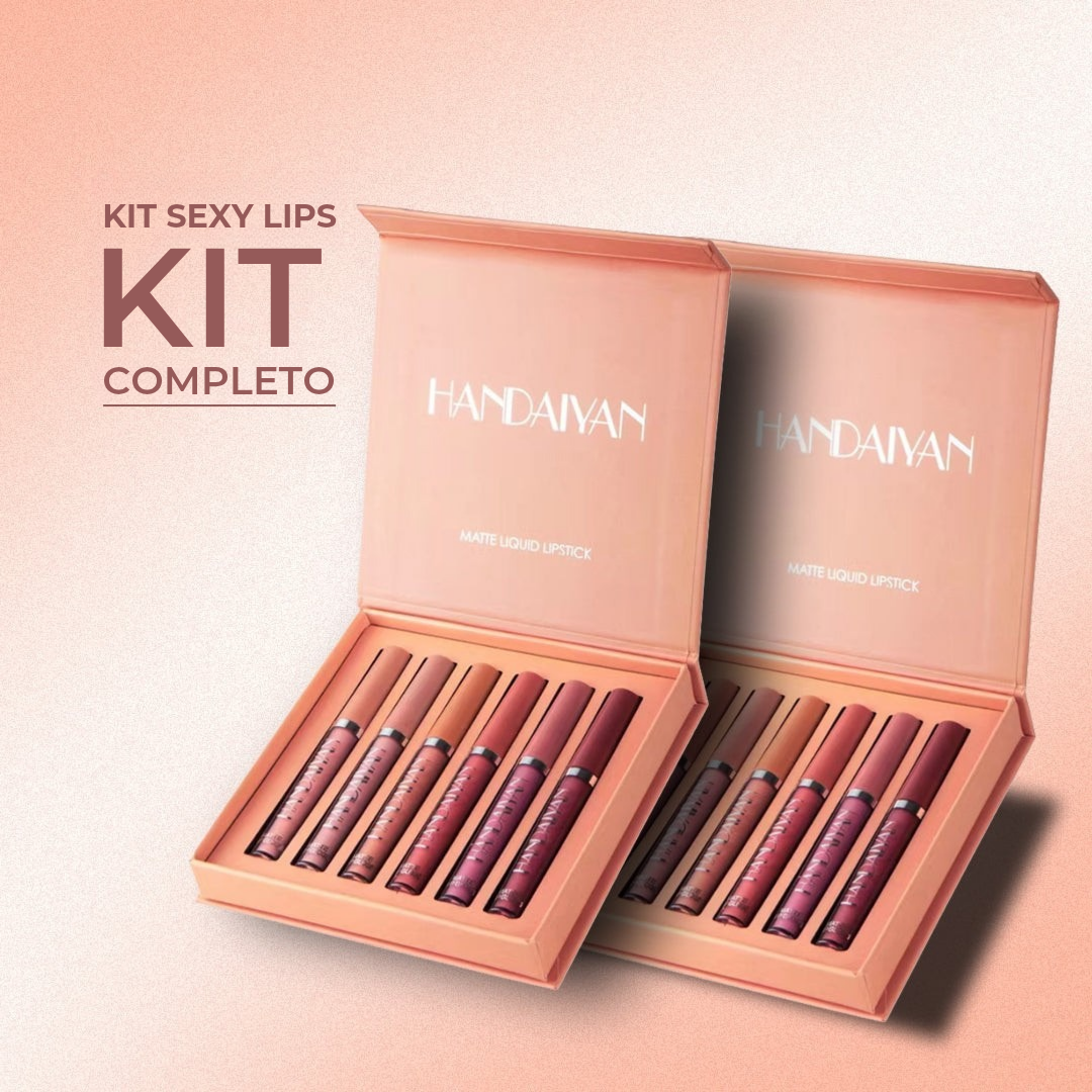 [COMPRA 3, LEVE 6] - Kit Sexy Lips® Matte Original Handaiyan (Últimas Unidades)
