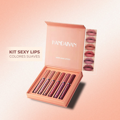 [COMPRA 3, LEVE 6] - Kit Sexy Lips® Matte Original Handaiyan (Últimas Unidades)